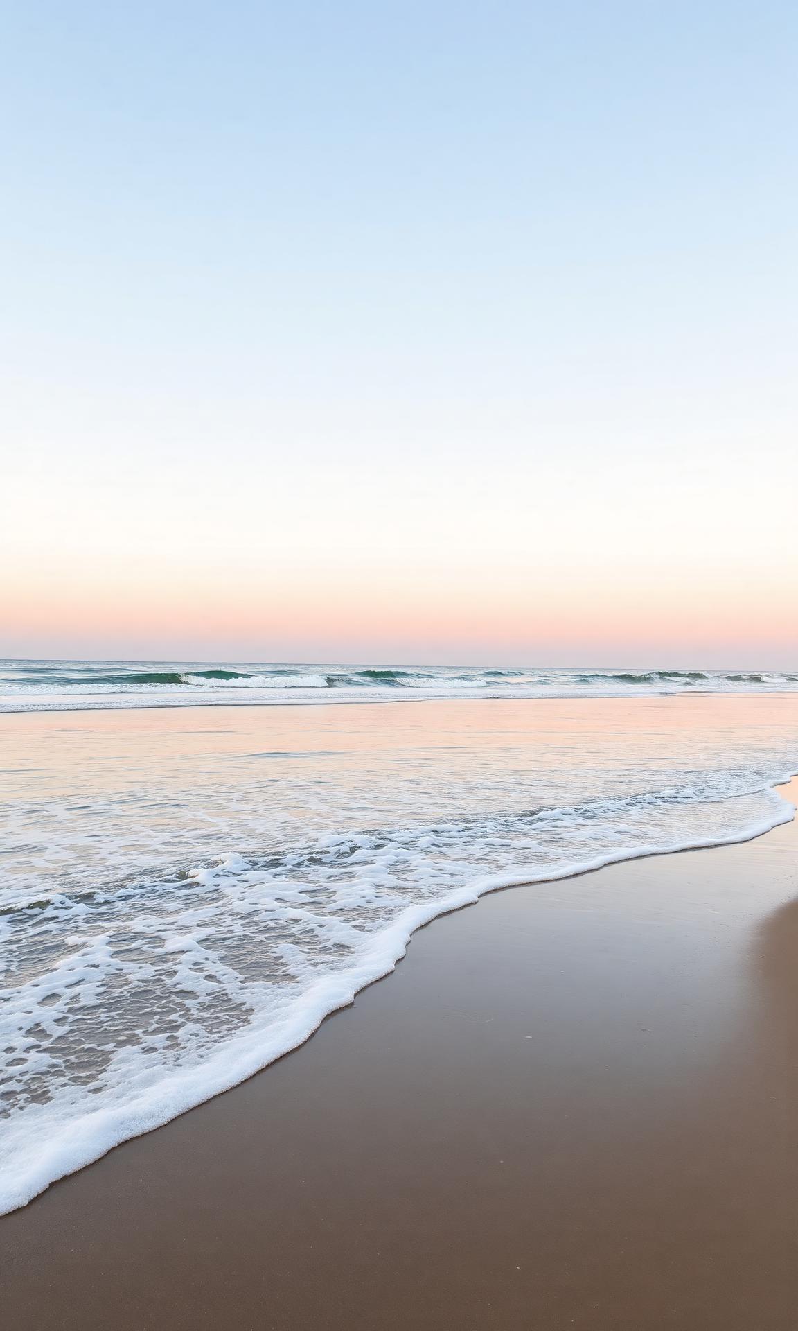A peaceful ocean sunrise used as a BRUH Daily Vibes card background